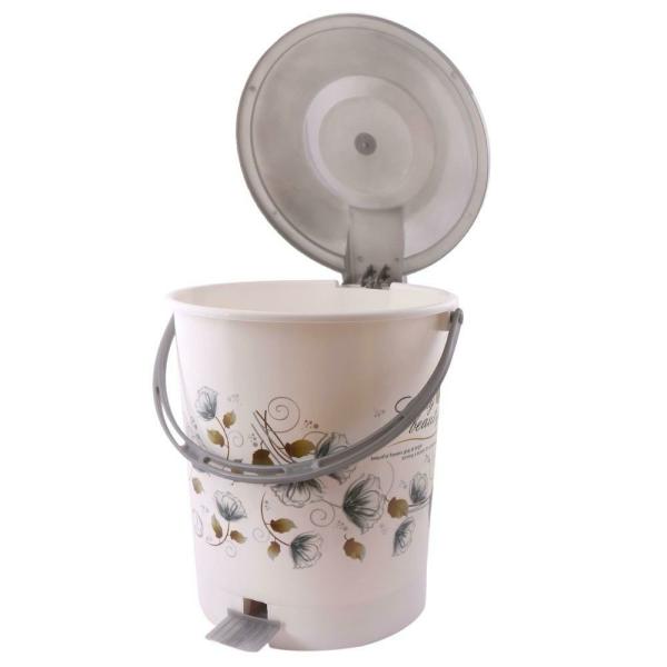 Joyo Printed Assorted Plastic Pedal Dustbin 10.5 L JioMart