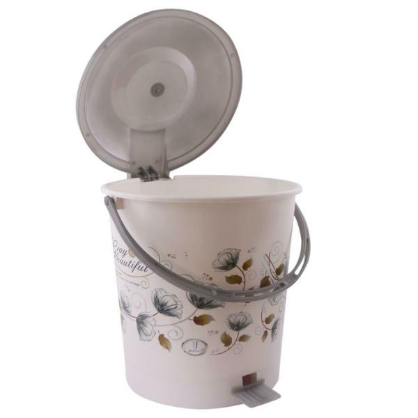 Joyo Printed Assorted Plastic Pedal Dustbin 10.5 L JioMart
