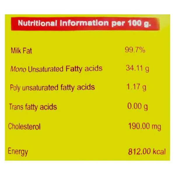 Vijaya Pure Cow Ghee 1 L (Pouch) JioMart