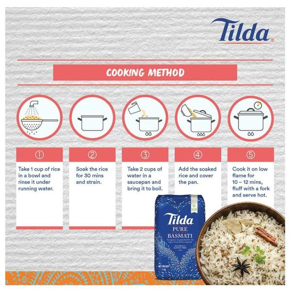 Tilda Pure Basmati Rice 1 kg JioMart