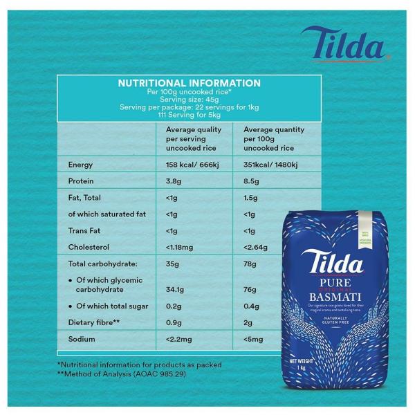Tilda Pure Basmati Rice 5 kg JioMart