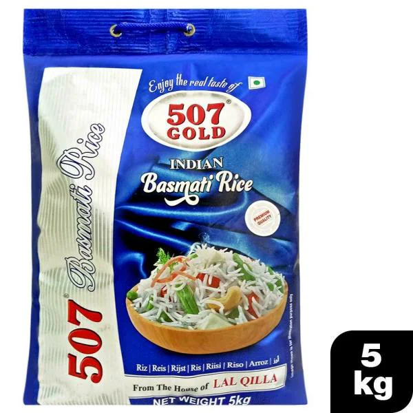 Lal Qilla 507 Gold Indian Basmati Rice 5 kg JioMart