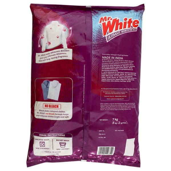 Mr. White Detergent Powder 5 kg (Get Extra 2 kg Free) JioMart