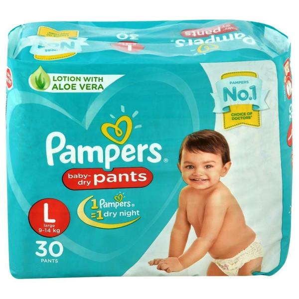 Pampers Baby Dry Pants (L) 30 count (9 14 kg) JioMart