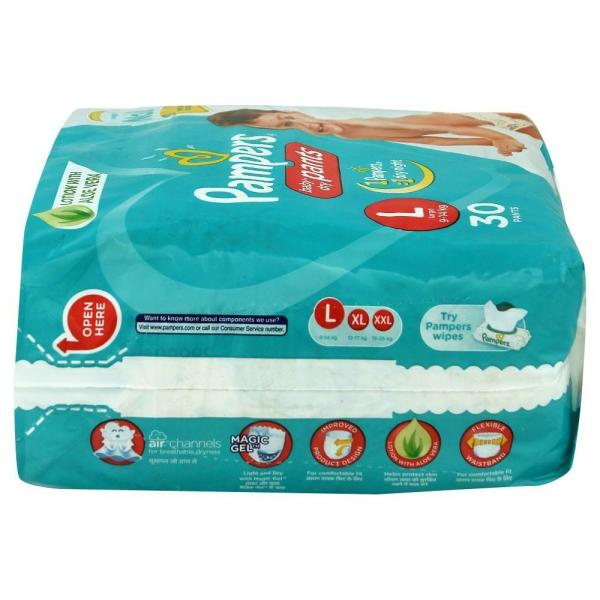 Pampers Baby Dry Pants (L) 30 count (9 14 kg) JioMart