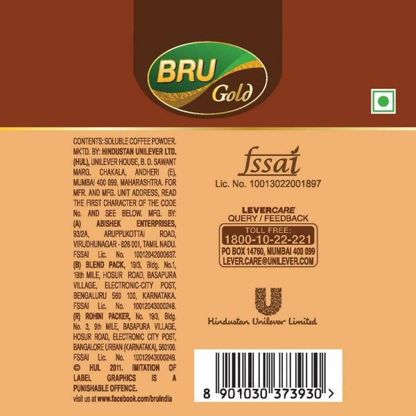 BRU Gold Instant Coffee Powder 100 g JioMart