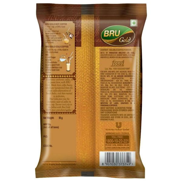 BRU Gold Instant Coffee Powder 50 g JioMart
