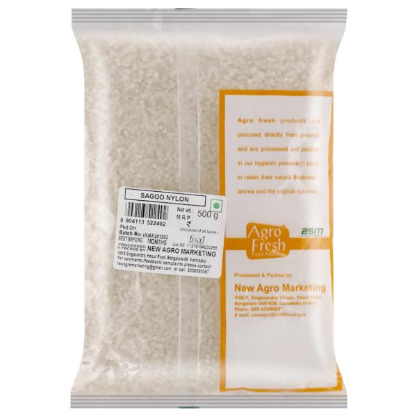 Agro Fresh Nylon Sabudana / Sago 500 g JioMart