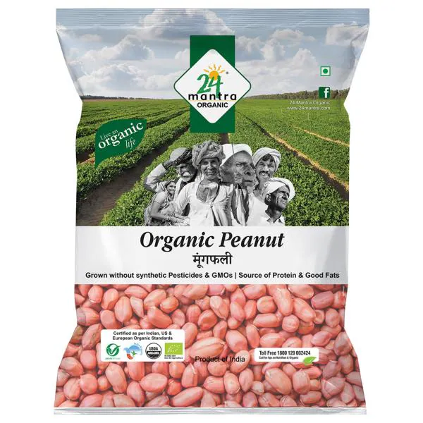 24 Mantra Organic Raw Peanuts 500 g 