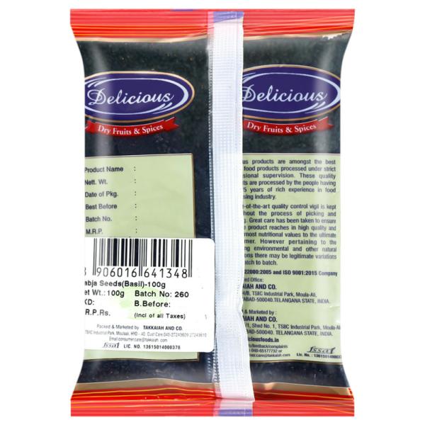 Delicious Sabja Seeds 100 g JioMart