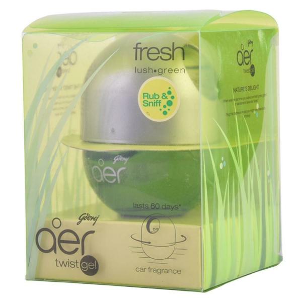 Godrej Aer Twist Fresh Lush Green Car Freshener Gel 45 g JioMart