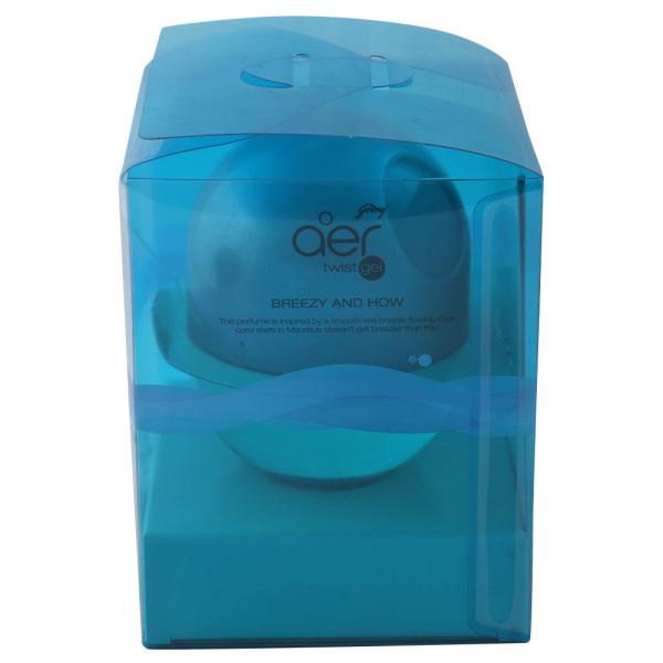 Godrej Aer Twist Cool Surf Blue Car Freshener Gel 45 g JioMart