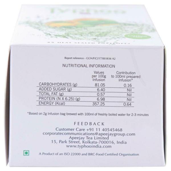 Typhoo Lemon and Lime Zest Tea Bags 25 pcs JioMart