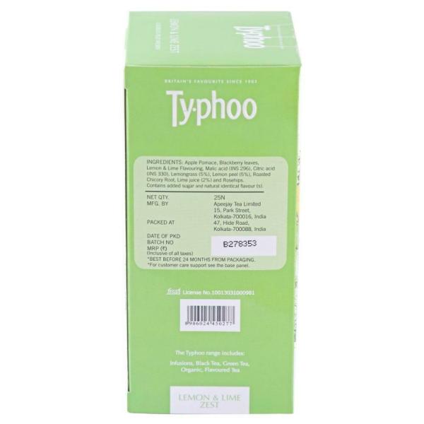 Typhoo Lemon and Lime Zest Tea Bags 25 pcs JioMart