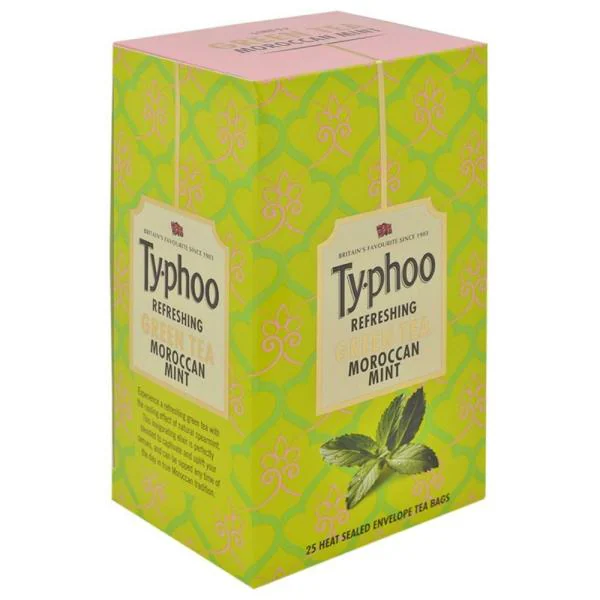 Typhoo Refreshing Moroccan Mint Green Tea Bags 25 pcs JioMart