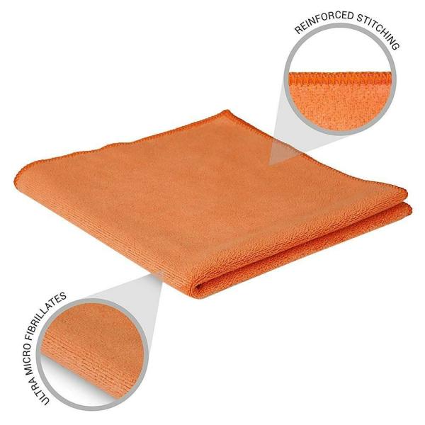 Le Gear Orange Microfiber Cleaning Cloth JioMart