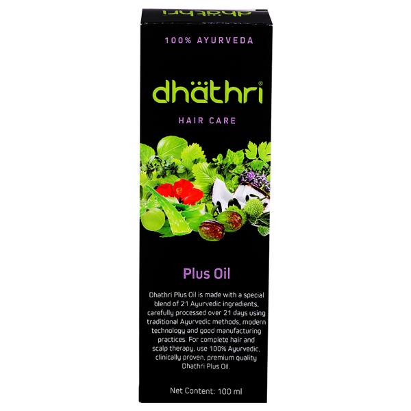 Dhathri Hair Care Plus Hair Fall Prevention Herbal Hair Oil 100 ml - JioMart