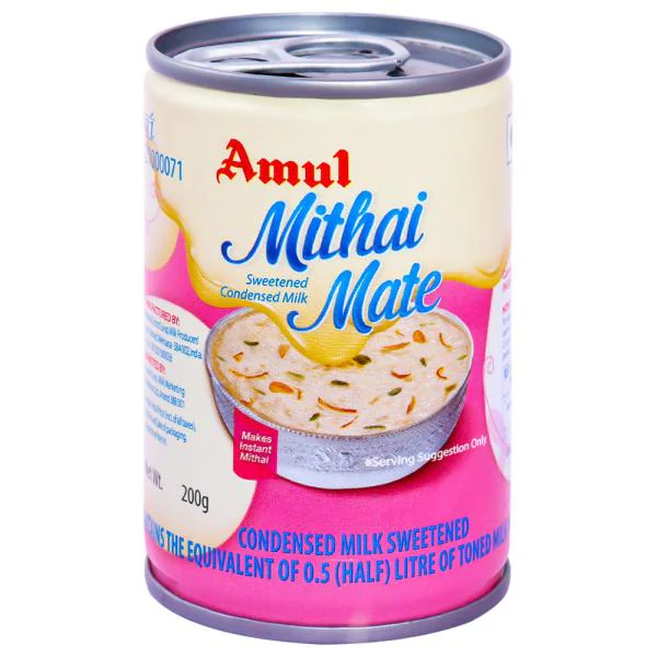 Amul Mithai Mate Sweetened Condensed Milk 200 g (Tin) JioMart