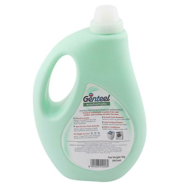 Genteel Washomatic Front & Top Load Liquid Detergent 1 kg JioMart