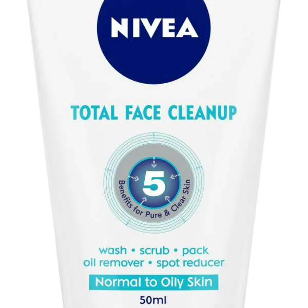 Nivea Total Face Cleanup for Normal & Oily Skin 50 ml JioMart