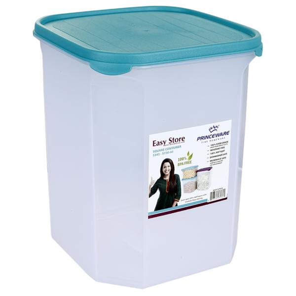 Princeware Easy Store Assorted Square Plastic Container 5343 ml JioMart