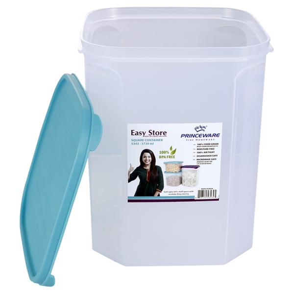 Princeware Easy Store Assorted Square Plastic Container 5343 ml JioMart