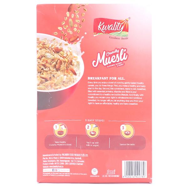 Kwality Crunchy Muesli with Free Combi Pack 400 g JioMart