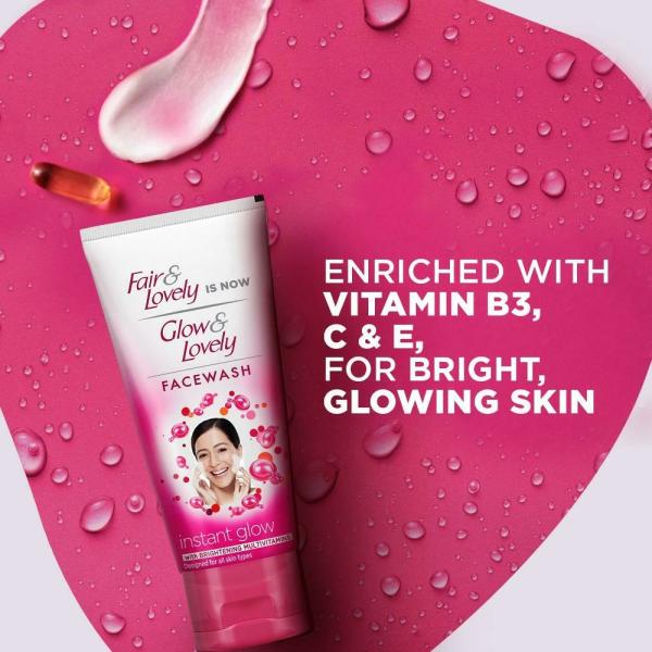 Glow & Lovely Instant Glow Face Wash with Brightening Multivitamins 100
