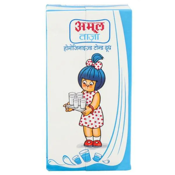 Amul Taaza Toned Milk 500 ml (Tetra Pak) JioMart