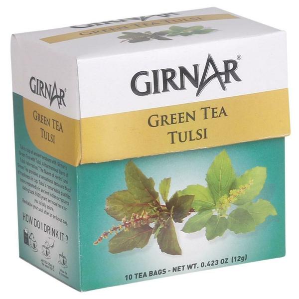 Girnar Tulsi Green Tea Bags 10 pcs JioMart