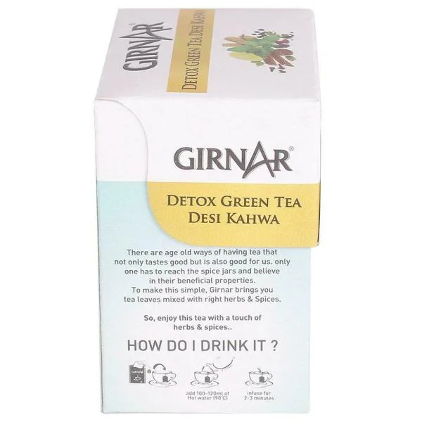 Girnar Desi Kahwa Detox Green Tea Bags 10 pcs JioMart
