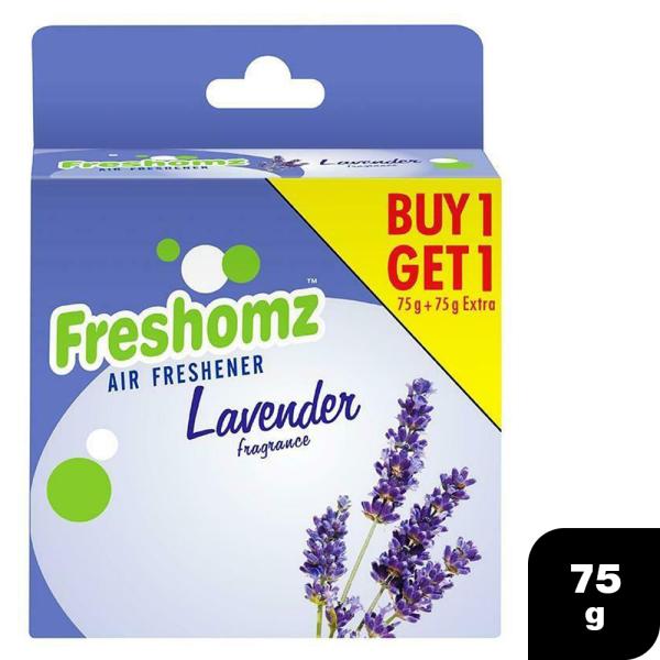 Freshomz Lavender Air Freshener Block 75 g (Buy 1 Get 1 Free) JioMart