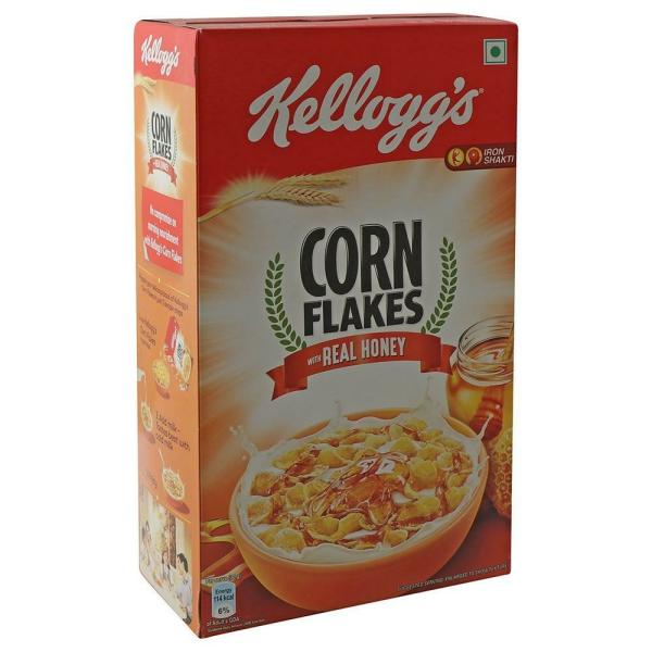 Kellogg's Corn Flakes With Real Honey 630 g JioMart