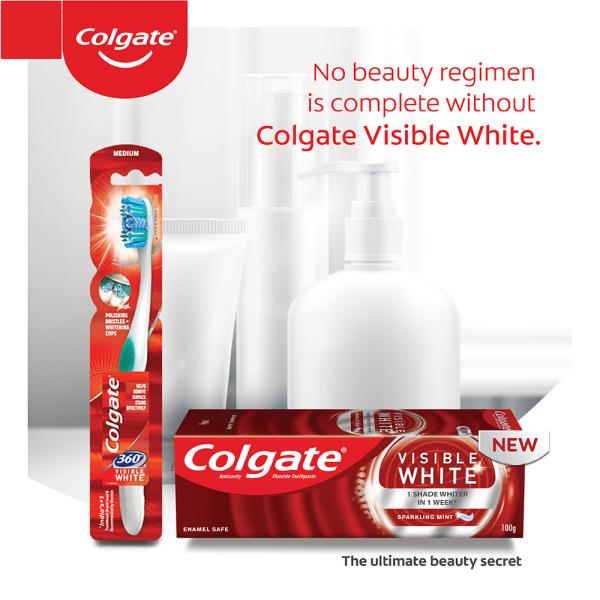 Colgate Visible White Sparkling Mint Toothpaste 50 g JioMart