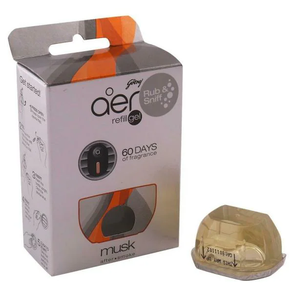 Godrej Aer Twist Musk After Smoke Car Freshener Gel Refill 10 g JioMart