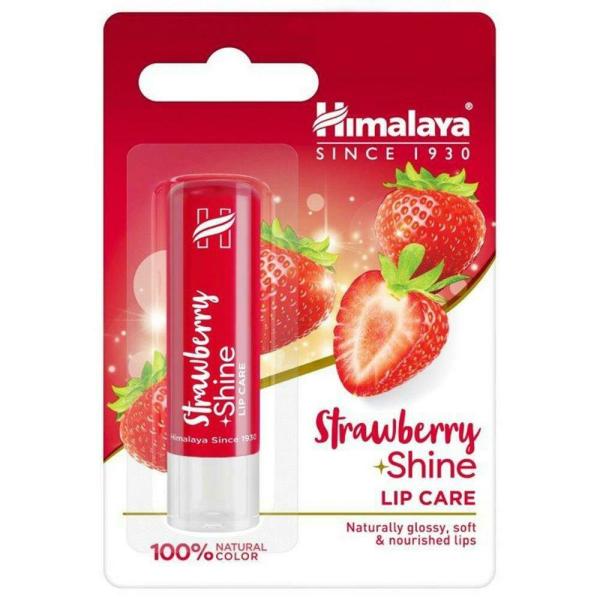 Himalaya Lip Care Balm, Strawberry Shine 4.5 g JioMart
