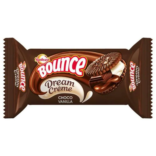 Sunfeast Bounce Dream Cream Choco Vanilla Biscuits 60 g JioMart