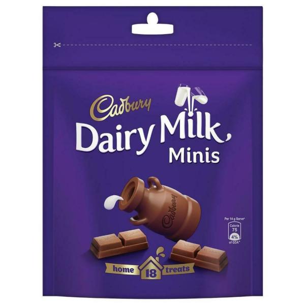 Cadbury Dairy Milk Home Treats Mini Chocolate 126 g JioMart