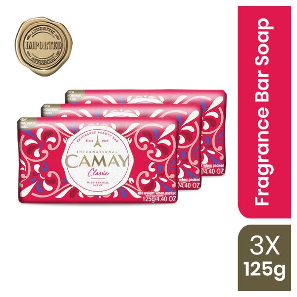 Camay Classic Fragrance Bar Soap 125 g (Pack of 3) JioMart