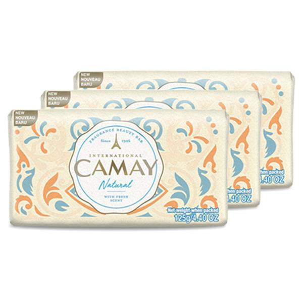 Camay Natural Fragrance Bar Soap 125 g (Pack of 3) JioMart