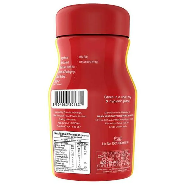 Milky Mist Cow Ghee 1 L (Jar) JioMart