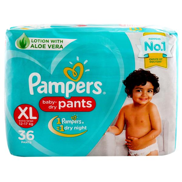pampers baby dry xxl 34 price