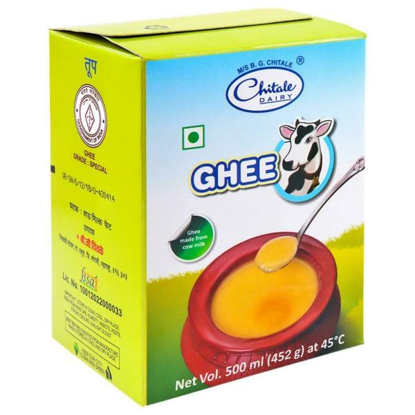 Chitale Pure Cow Ghee 500 ml (Carton) JioMart