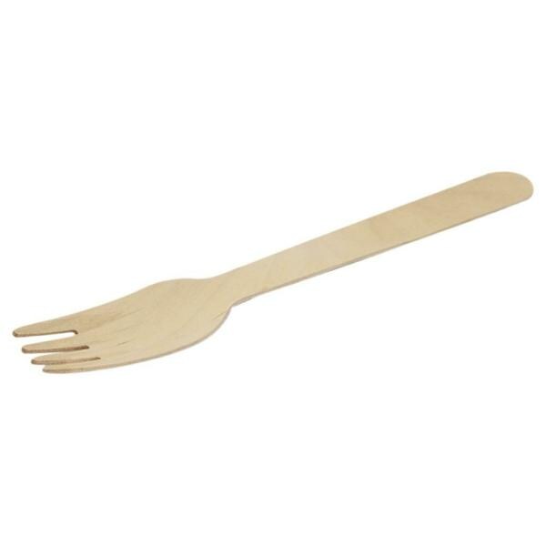 Ezee Wooden Disposable Fork 50 pcs JioMart