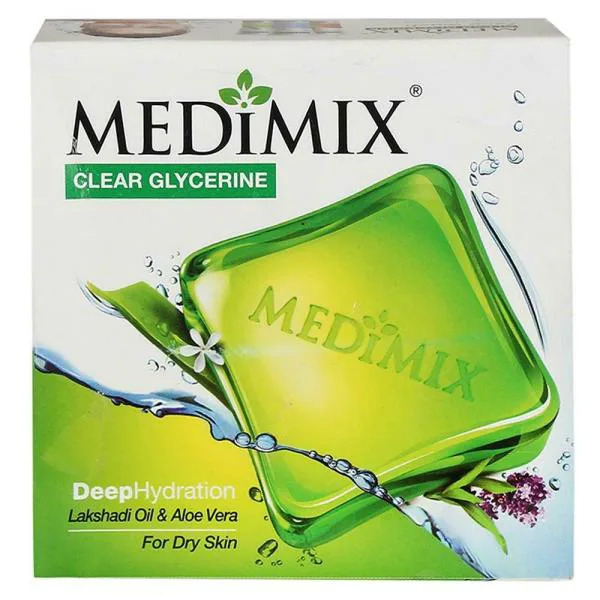 Medimix Clean Glycerine Lakshadi Oil & Aloe Vera Deep Hydration Soap