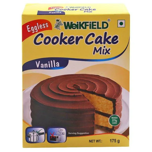 Weikfield Eggless Vanilla Cooker Cake Mix 175 g JioMart