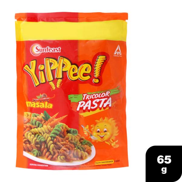 Sunfeast Yippee Masala Instant Tricolor Pasta 65 g JioMart