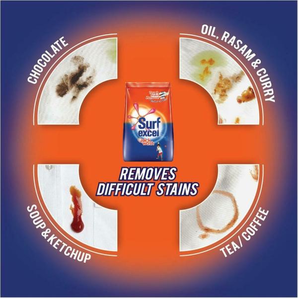 Surf Excel Quick Wash Detergent Powder 60 g JioMart