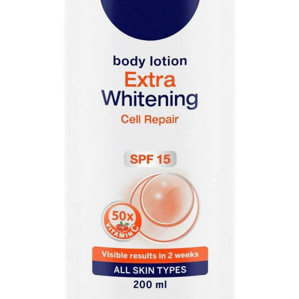 Nivea SPF 15 Extra Whitening Cell Repair Body Lotion 200 ml JioMart