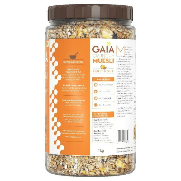 GAIA Fruit & Nut Crunchy Muesli 1 kg JioMart